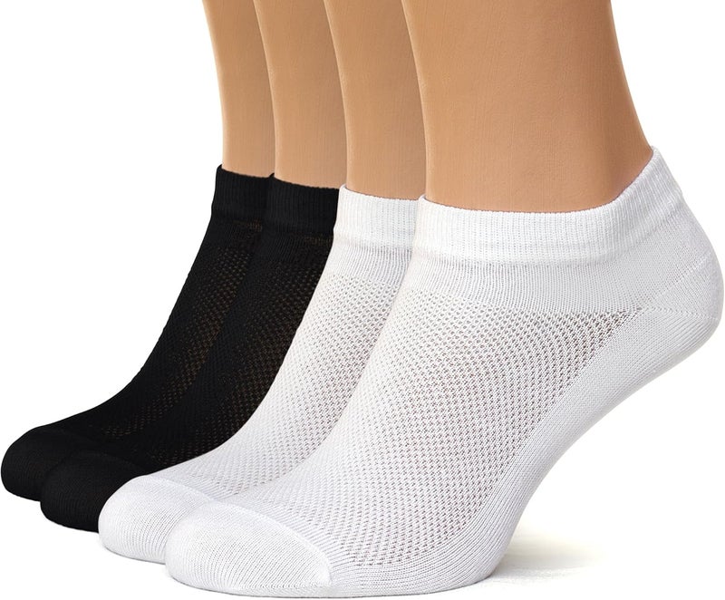 Duna Womens Socks, Ultra Thin Breathable Cotton Ankle Socks for Women, Athletic Running Low Cut No Show - Image 1