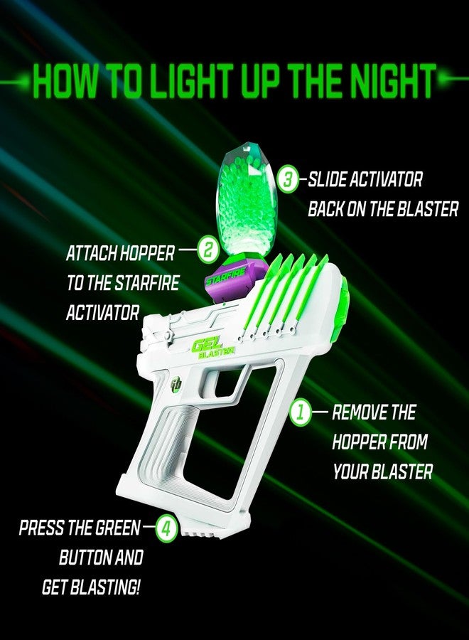 Gel Blaster Glow-in-The-Dark Starfire Activator Accessory with 5,000 Starfire Gellets Included - UV Light Attachment for Tracer Effects - Starfire Gellets for The Ultimate Nighttime Battles - Ages 14+ - Image 5