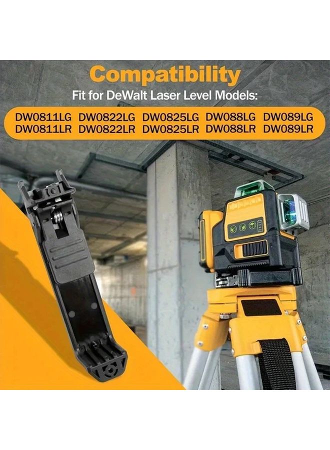 Black Wall Bracket Stand For Laser Level Drop Ceiling Mounting Tool - Image 3