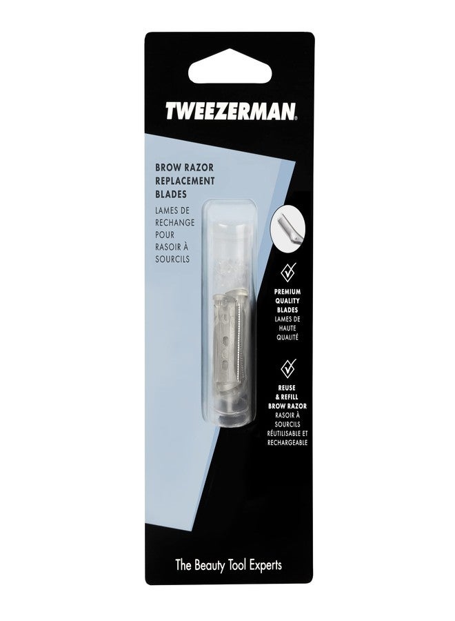 Tweezerman Eyebrow Razor Replacement Blades, 4 Count (Pack of 1 - Image 2