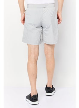 adidas Originals Men Sportswear Fit Outdoor Shorts, Light Grey  - Image 4