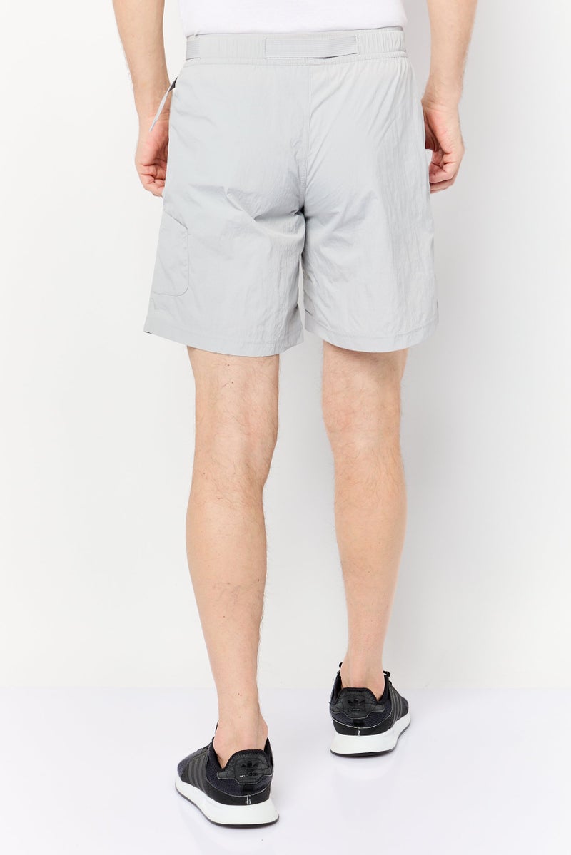 adidas Originals Men Sportswear Fit Outdoor Shorts, Light Grey  - Image 4