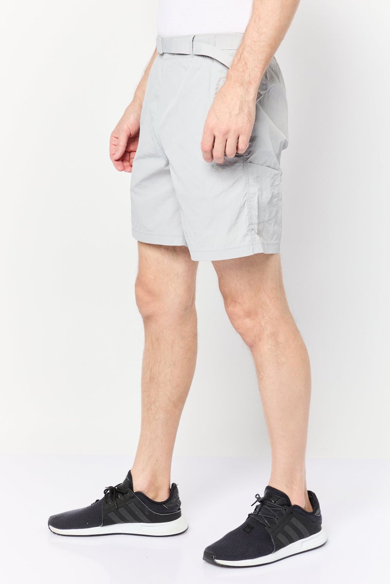 adidas Originals Men Sportswear Fit Outdoor Shorts, Light Grey  - Image 3