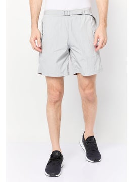adidas Originals Men Sportswear Fit Outdoor Shorts, Light Grey  - Image 1