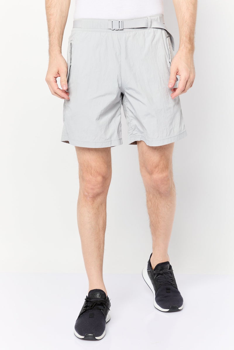 adidas Originals Men Sportswear Fit Outdoor Shorts, Light Grey  - Image 1