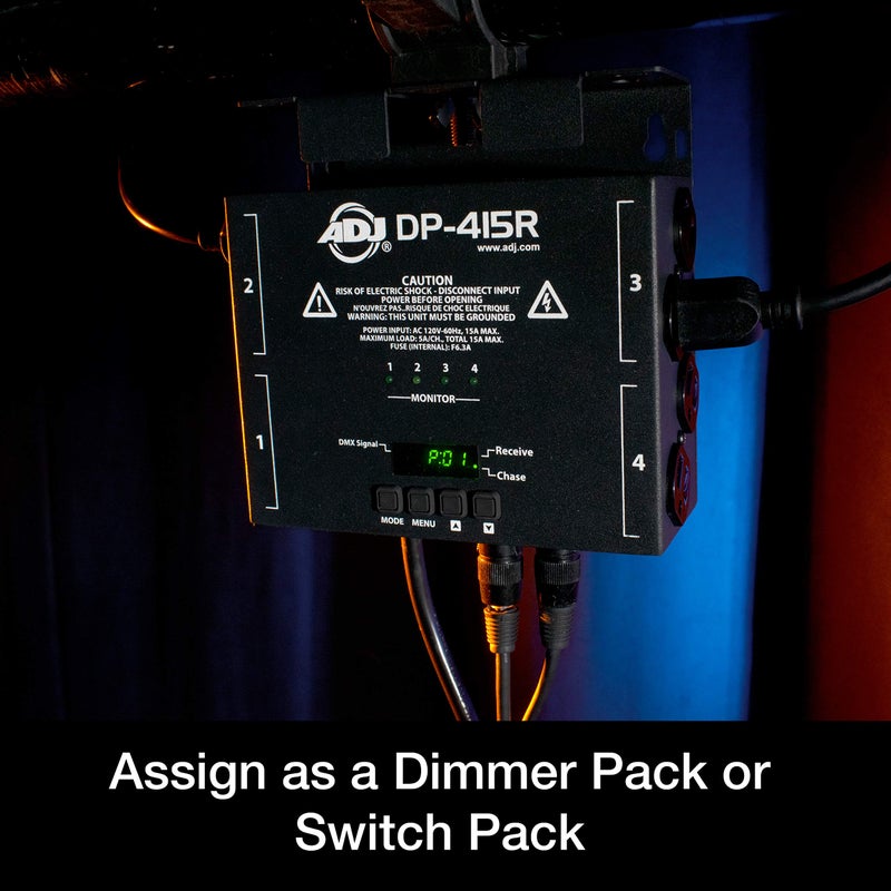 ADJ Products DP-415R 4 Channel DMX512 Dimmer Pack - Image 4