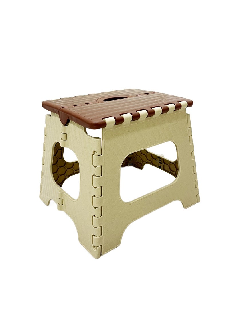 MAXQON Folding Stool Small Size (26x28x23cm) Magic Folding Chair  - Image 1