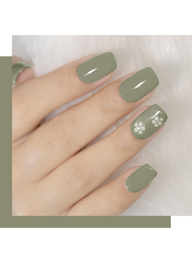 YTD Likomey Gel Polish Set,3 Colors Sage Green Emerald Green Champagne Gold Fashion Color Manicure Christmas Gift UV Nail Gel Varnish Kit,7.5 ml - Image 4