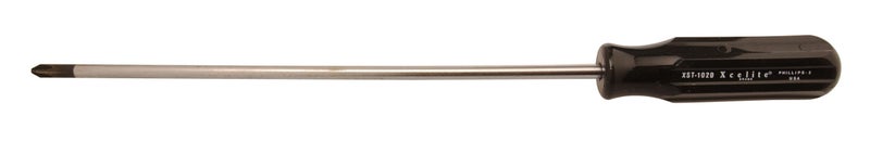 Xcelite XST1020 Super-Tru Nickel Chrome-Plated Steel Phillips Screwdriver, #2 Head, 10" Blade Length - Image 1