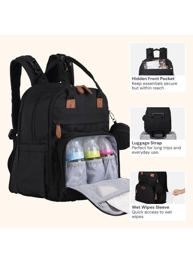 BabbleRoo Extra Large Diaper Bag Backpack - Image 5