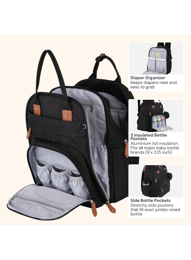 BabbleRoo Extra Large Diaper Bag Backpack - Image 4