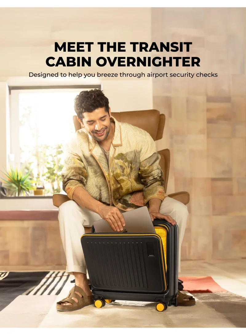 موكوبارا للتجارة ذ.م.م حقيبة سفر ليلية من البولي كربونات بلون وردي