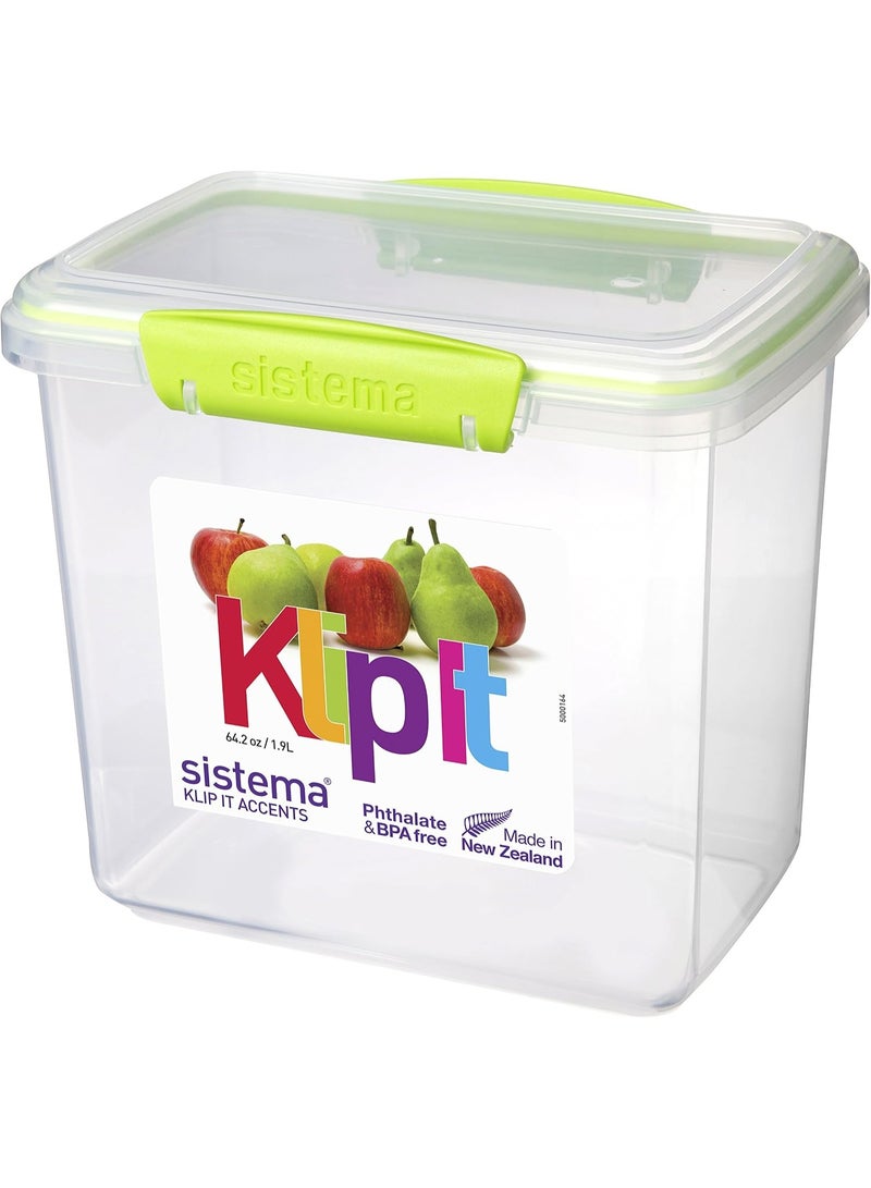 Sistema 1.9 Litre Polyproplene Rectangular Container - Image 3