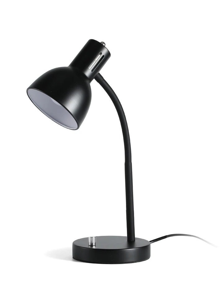 Glossy black LED desk lamp with a stylish, flexible, and modern design for offices and homes - Image 2