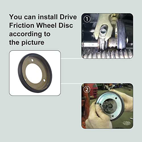 Haiouus 03248300 03240700 1501435MA 76-070-0 Drive/Friction Wheel Disc Compatible With Murray Ariens John Deere Snow Blower for 22013 022013 240-068 1501435MA 313883 53830 AM123355 (Drive Friction Disc) - Image 3