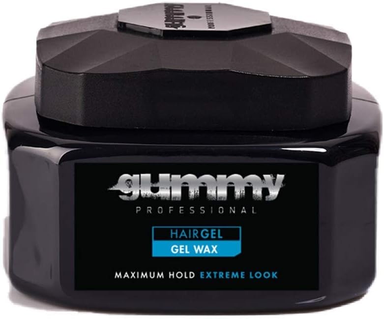 Gummy Hair Styling Gel Wax 500ml Strong Hold LongLasting Hair Gel for Men NonFlaking Wet Look Finish Professional Barber Styling Gel Pack of 1