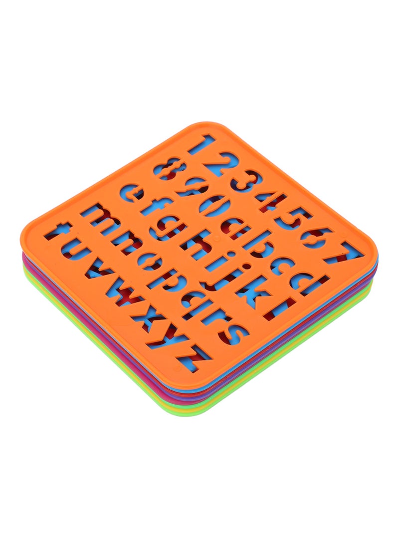 Velaurs 8 Pcs Painting Stencils Irregular Flexible Children's Hollow DIY Painting Auxiliary Stencils 0 Basic Painting Artifact  - Image 5