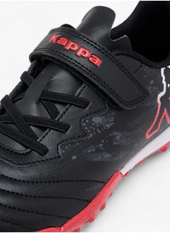 Kappa Boys' Logo Print Sports Shoes with Hook and Loop Closure  - Image 4