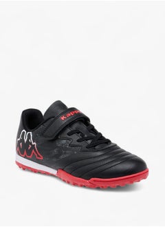 Kappa Boys' Logo Print Sports Shoes with Hook and Loop Closure  - Image 2