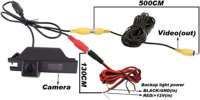 Yurefax Brake Light Reverse Camera for Dodge RAM ProMaster - Image 5