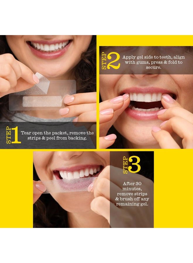Twice Twice Teeth Whitening Strips – 20-Day Treatment, 30-Mins Quick Whitening, No-Slip, Mess Free, Easy to Use, Sweet Mint Flavor, Vegan, Gentle Whitening Designed with Care for a Brighter Smile - Image 4