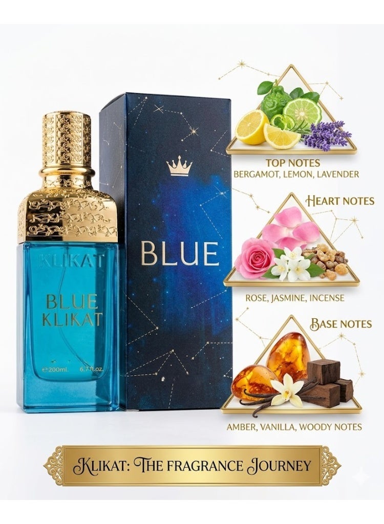 العز للعود عطر كليكات بلو للجنسين - 200 مل - Image 3