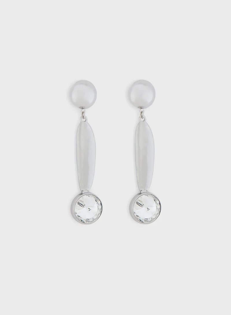 MANGO Liana Drop Earrings