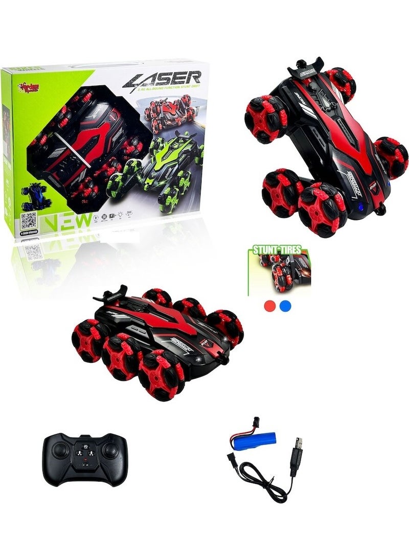 Vardem - Remote Control Full Function 2.4ghz 6 Wheel Acrobat Car - Image 1