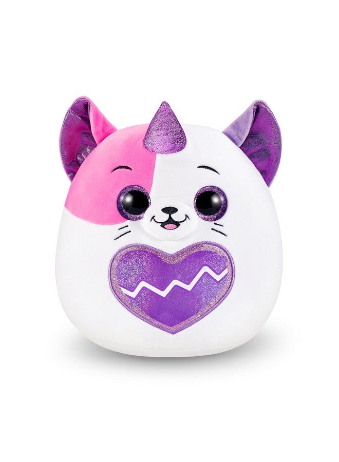 Rainbocorns Rainbocorns Eggzania Surprise Mania Series 1 (Kitten) by ZURU, Collectible Plush Stuffed Animal, 5 Mini Eggs, Stickers, DIY Jewelry, Slime, Ages 3+ for Girls, Children - Image 4