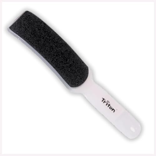 TRITON Professional Double Sided Emery Pads Foot Scrubber Scraper Rasp File Buffer Reduces Corns, Calluses, Rough, Hard, Dry, Cracked, Dead Skin_White - Image 3