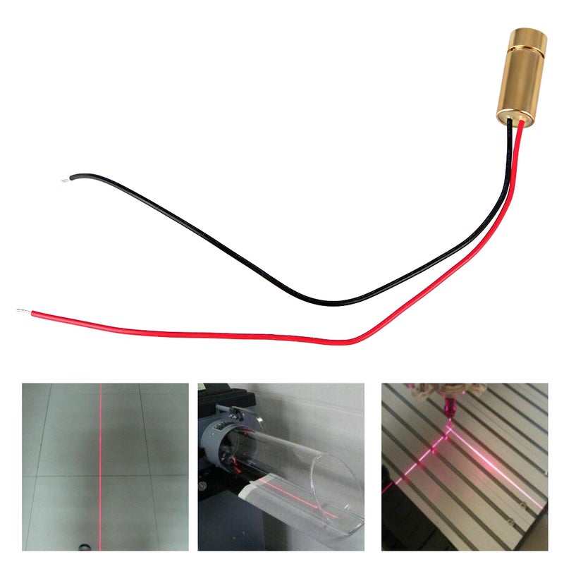 مولد ليزر رأس خط أحمر 650nm 5mw وحدة ديود مع كابل 2.8-5V - Image 5
