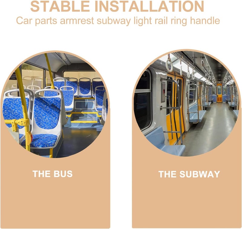 FAVOMOTO Train Bus Handle Strap Car Handrail Replacement Firm Stable Design Transparent Color High Performance Auto Accessory for Bumper Interior Use - Image 4