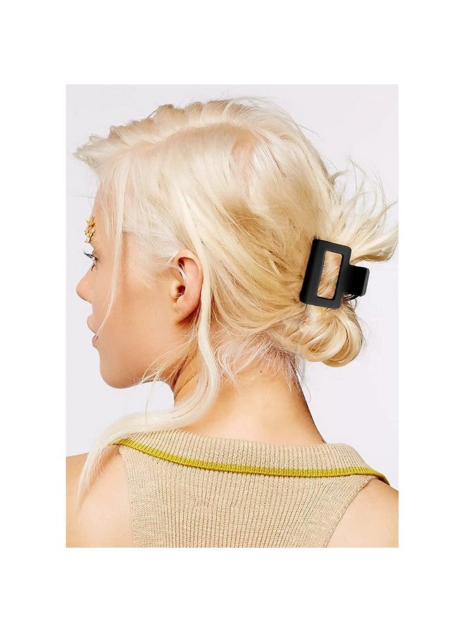 Bmobuo 4 PCS Matte Square Hair Claw Clips for Thick Hair - Cute Hair Clips for Women - Image 5