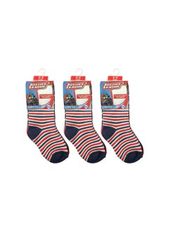 Justice League Justice league Superman Sock Printed -2-4Y - (Pairof 9), Set of 1  - Image 1