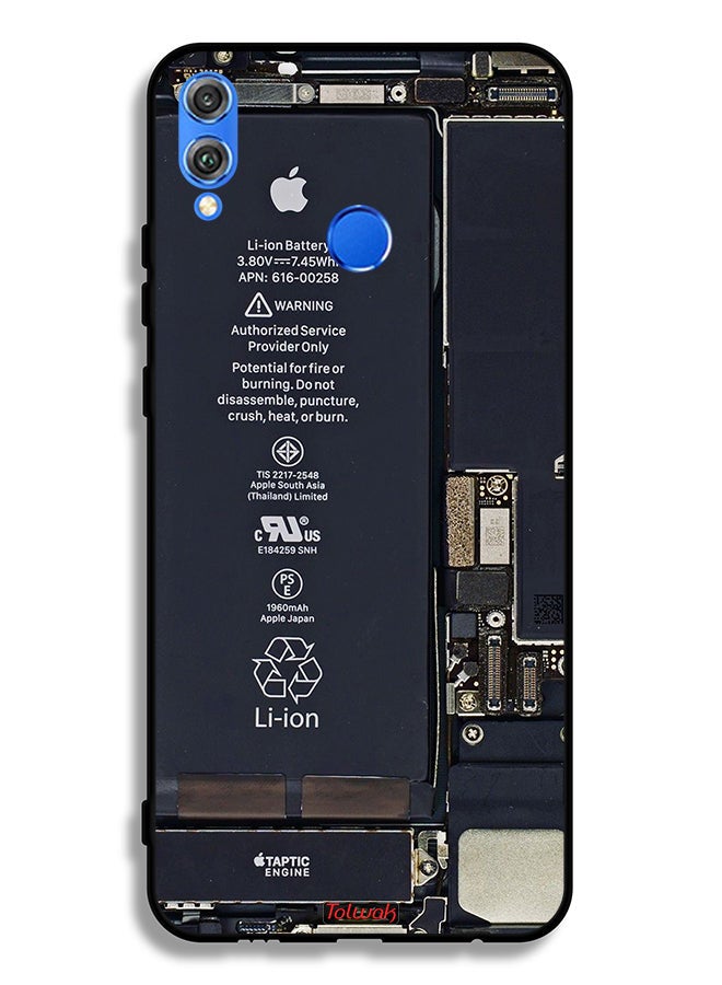 Tolwak Honor 8X Protective Case Cover Phone Circuit Pattern - Image 2