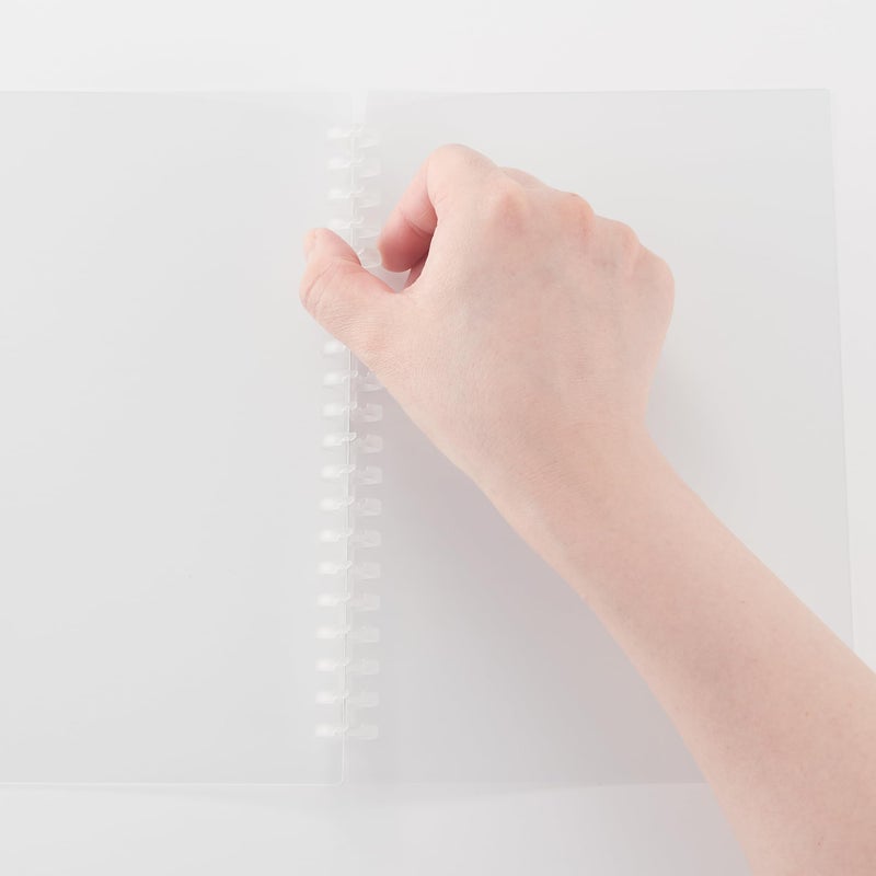 MUJI 82913804 Refill Notebook, Main Body, Polypropylene Cover, A5, 20 Holes - Image 4