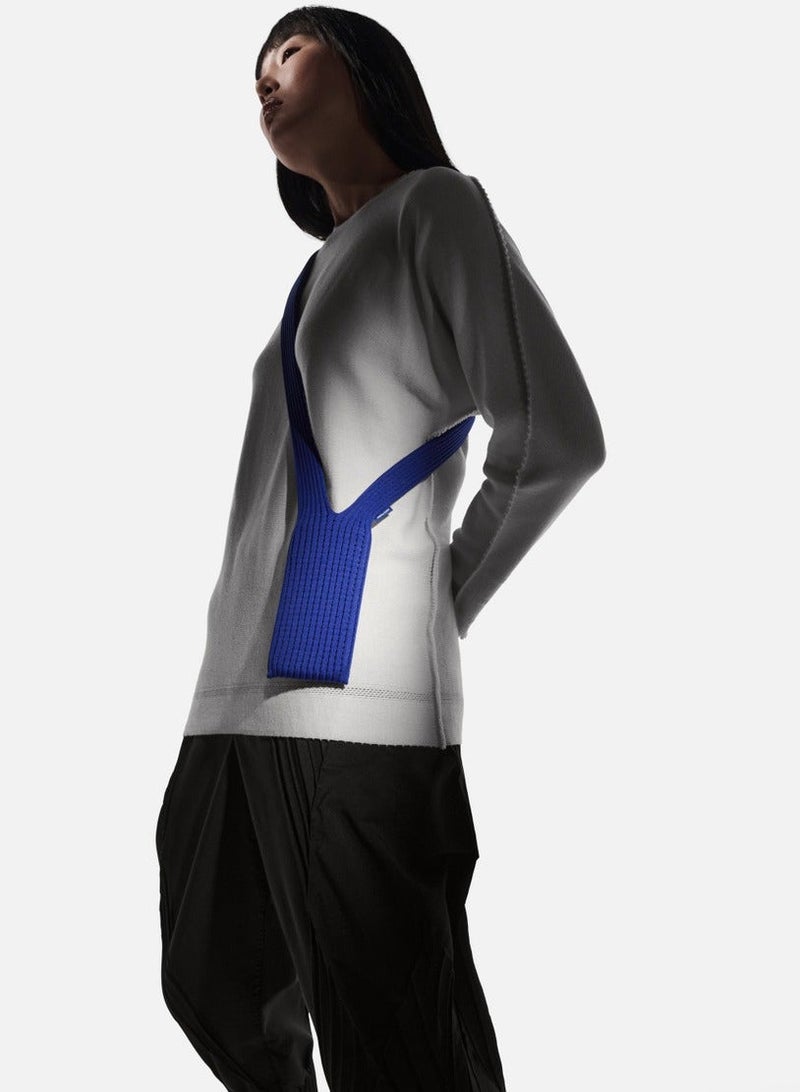 BlueFire Ultra-Flexible 3D-Knitted Pocket Case with Stretch Mesh Strap | Lightweight Smartphone Pouch for Daily Carry, Shock-Absorbing Protection & Hands-Free Convenience | Ribbed Textile Sleeve with Soft Fit, Compact Storage & Multi-Style Wearability for Travel, Work, Sports & Everyday Use | Minimalist Modern Pocket Bag with Short Strap for Handheld, Bag Attachment or On-Body Carry - Image 2