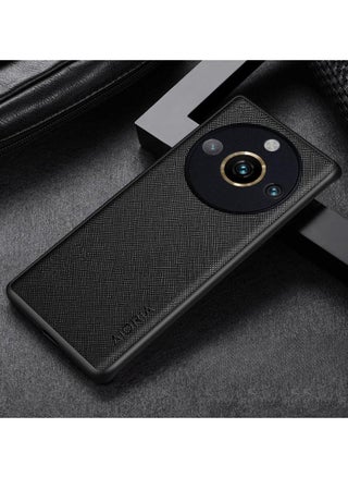 Realme 11 Pro Plus 5G case for, TPU + Leather + Rear Camera Protector 3 In 1 —Anti Scratch Handmade Case for Realme 11 Pro+ (Black) - pzsku/Z2EE009E6FB42CAE32076Z/45/_/1709106322/10aa66e6-6557-461f-8d78-4c477b010e61