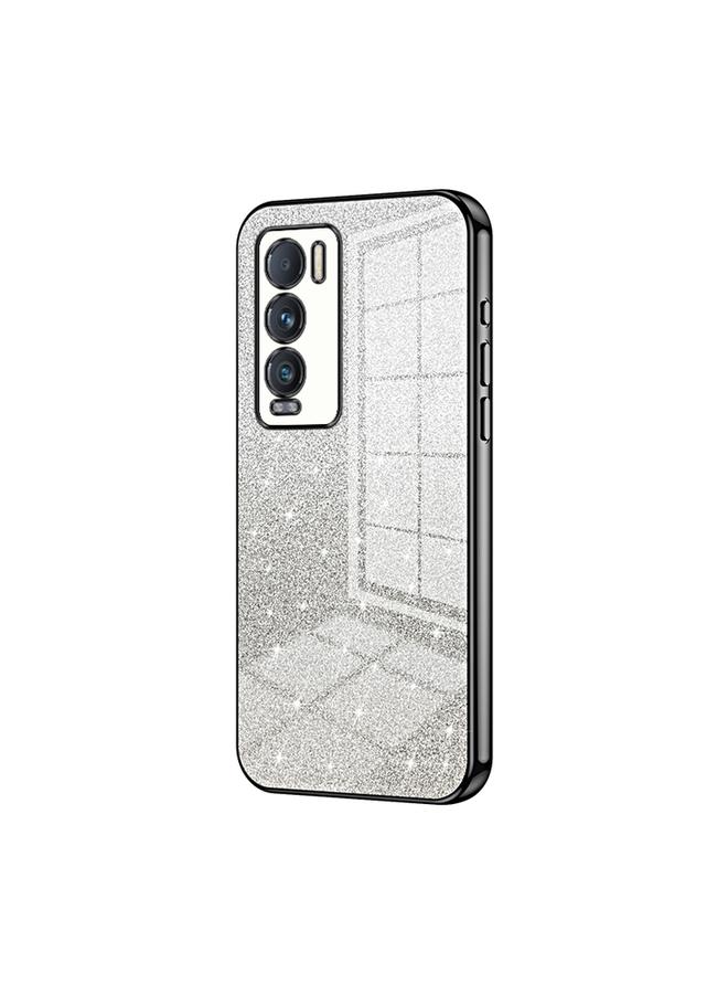 اس-توب جراب لهاتف Realme GT Explorer Master بلون متدرج لامع مطلي بالكهرباء - Image 1