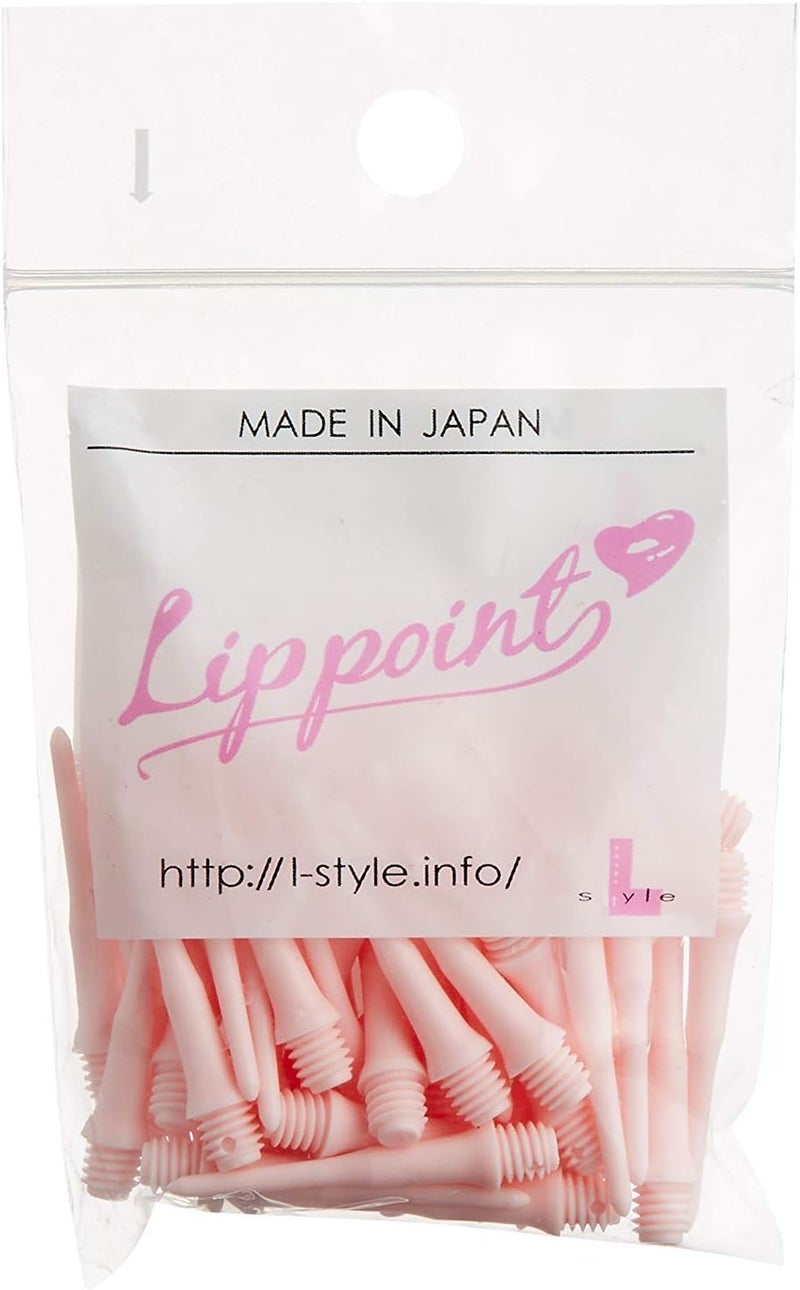 LSTYLE Dart Tips: Original Lippoint - Soft Tip Dart Points - 2BA Thread - Regular Length - 2 Pack Sakura Pink - Image 2