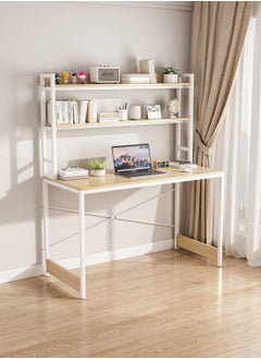 ADEBOLA Study Desk with Adjustable Bookshelf Home Office Workstation with Storage  - Image 3