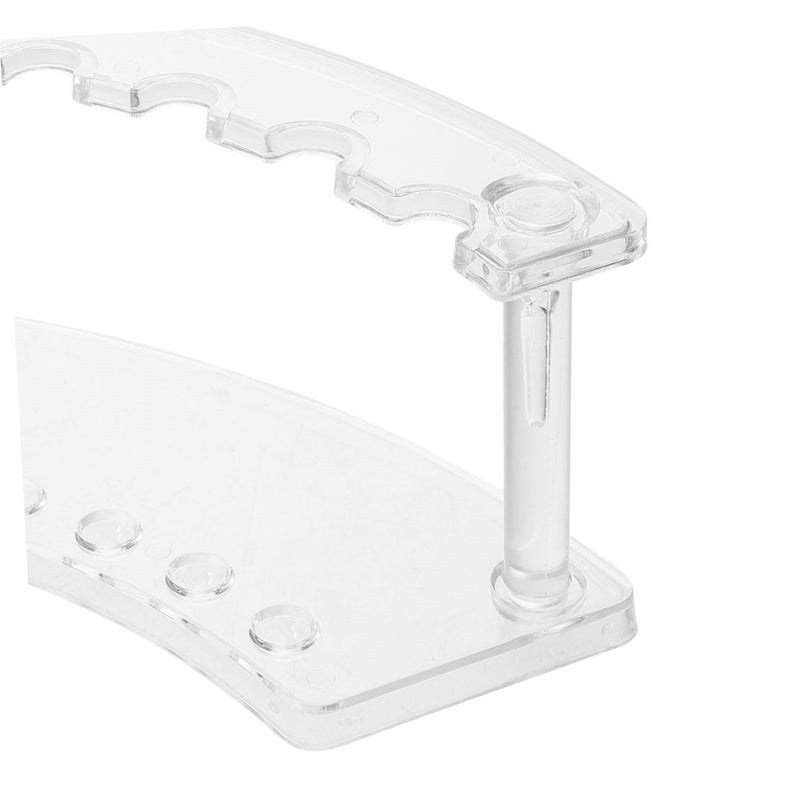 Clear Acrylic Pen Holder Rack Detachable Organizer with Sturdy Base for Office Home Use - Image 4