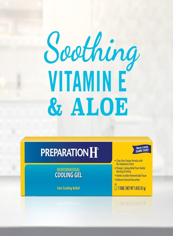 Preparation H Hemorrhoid Cooling Gel with Aloe for Fast Discomfort Relief - 0.9 Oz Tube - Image 3