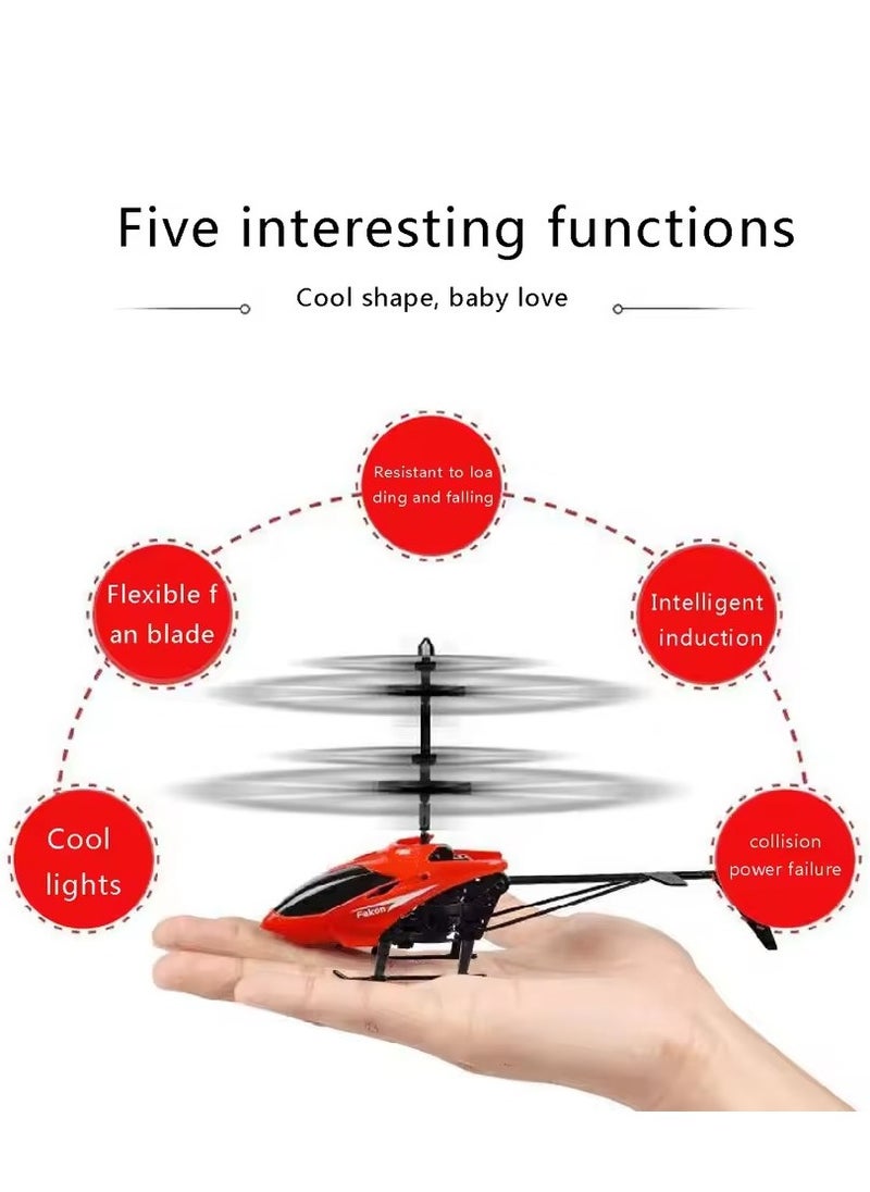 null - Infrared Induction Helicopter Aircraft Remote Control Lightweight Durable-assorted - Image 1