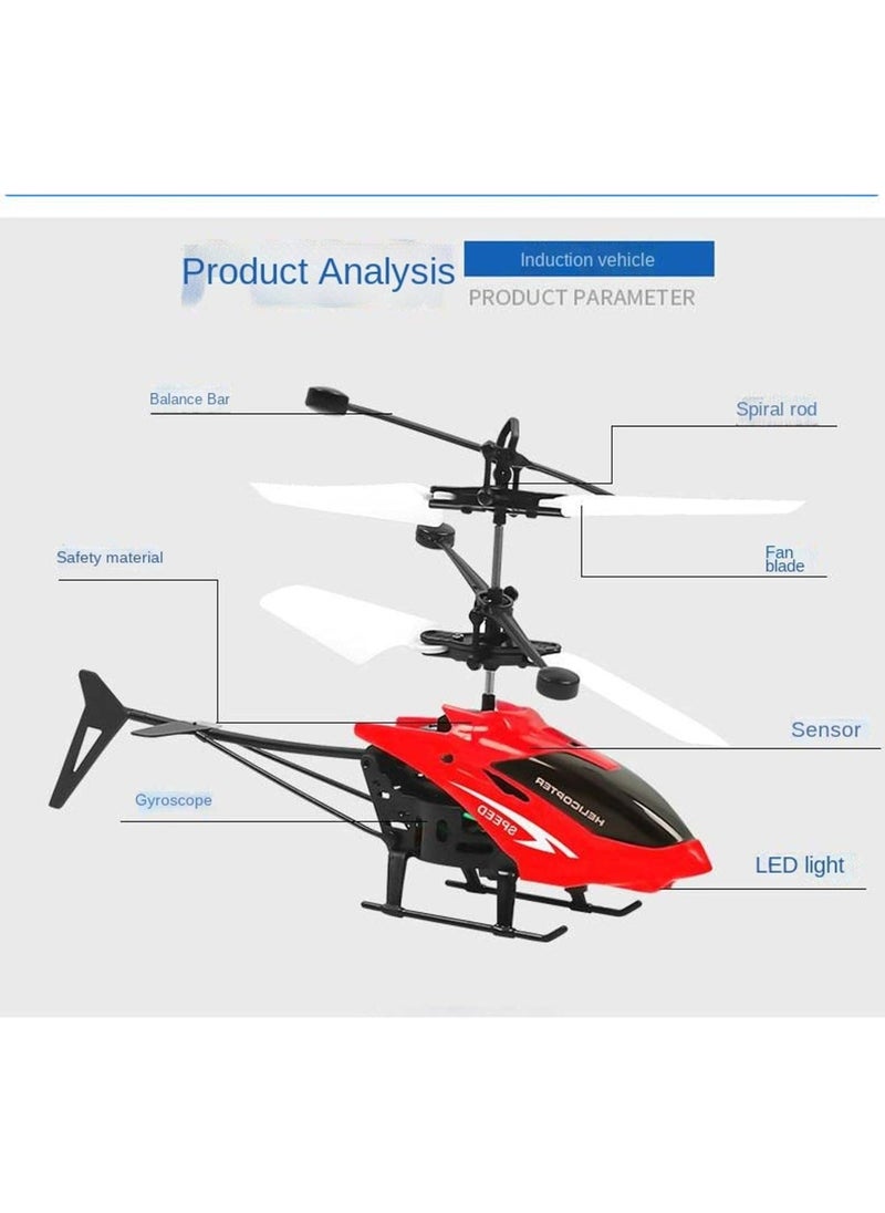 null - Infrared Induction Helicopter Aircraft Remote Control Lightweight Durable-assorted - Image 1