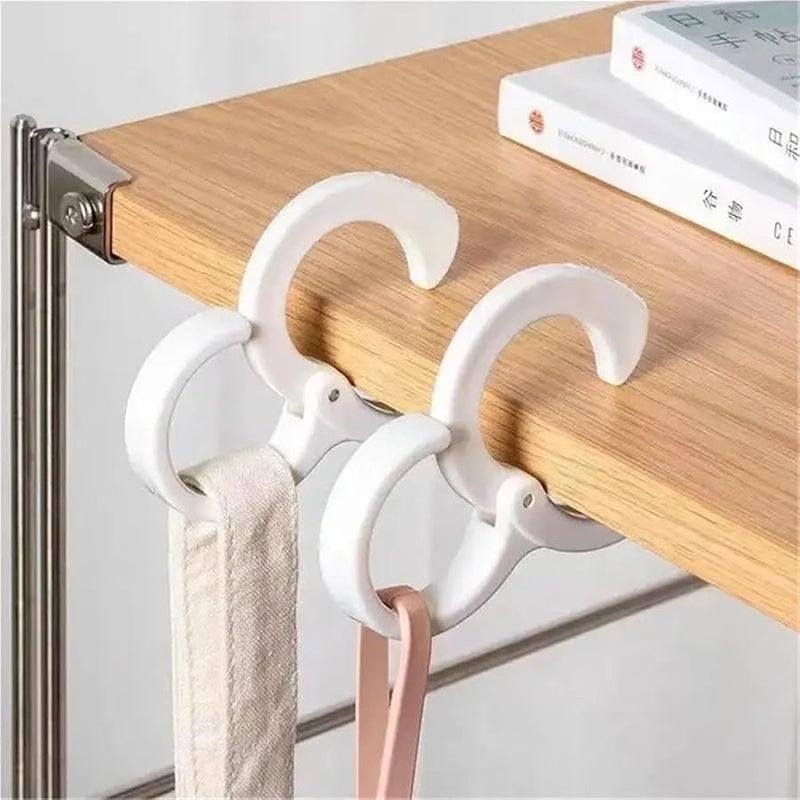 Firm Hook S Shaped Multi Purpose Hooks For Hanging Clothes Windproof Plastic Dormitory Style A 20pcs - Image 5