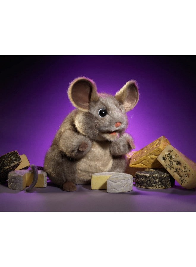 Folkmanis Gray Mouse Hand Puppet - Image 3