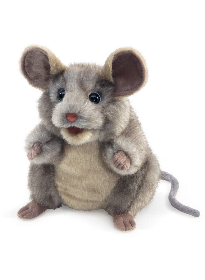 Folkmanis Gray Mouse Hand Puppet - Image 1