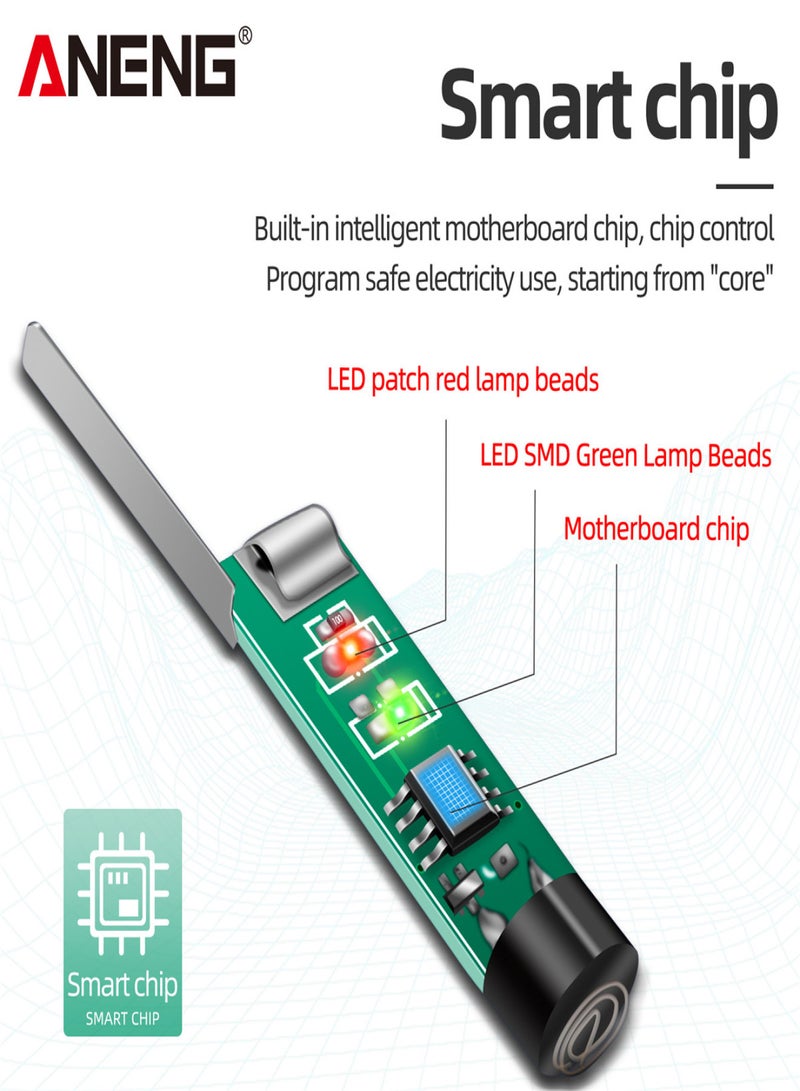 ANENG B14 24-250V Tester Electric Induced Electric Screwdriver Probe With Indicator Light Sound and Light Alarm Test Pen - Image 4