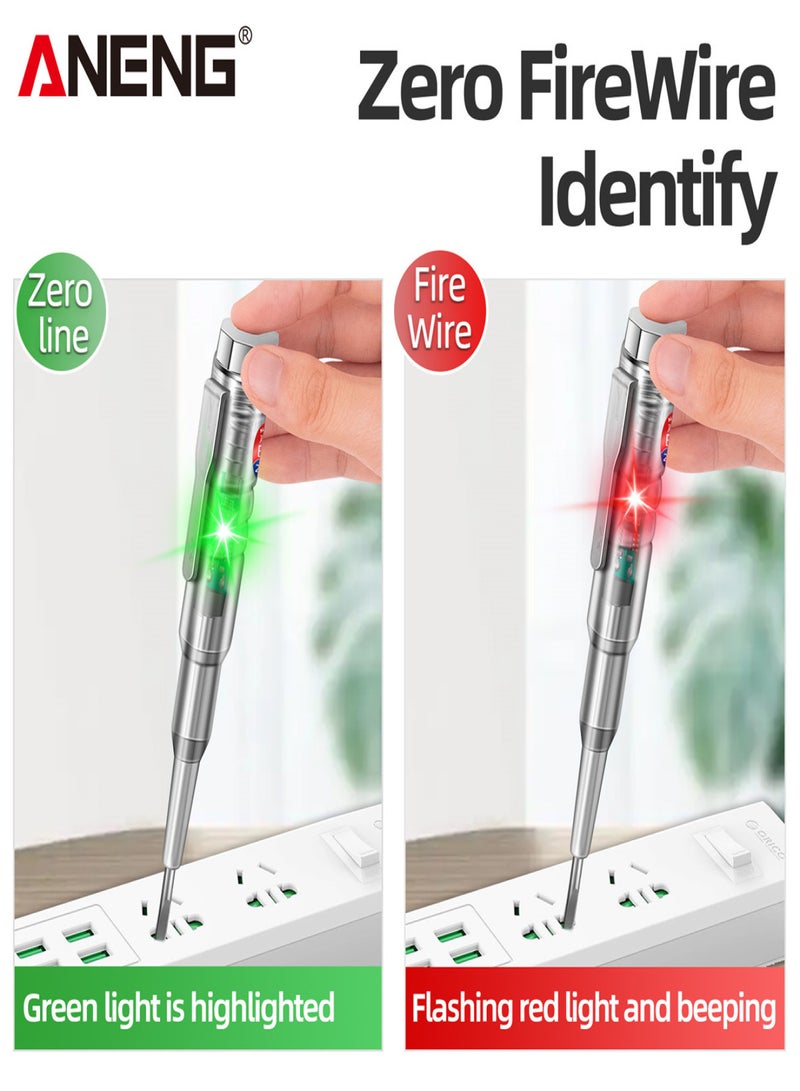 ANENG B14 24-250V Tester Electric Induced Electric Screwdriver Probe With Indicator Light Sound and Light Alarm Test Pen - Image 5